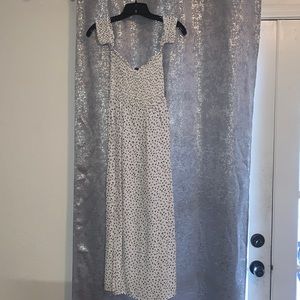 Forever 21 floral off the shoulder midi dress